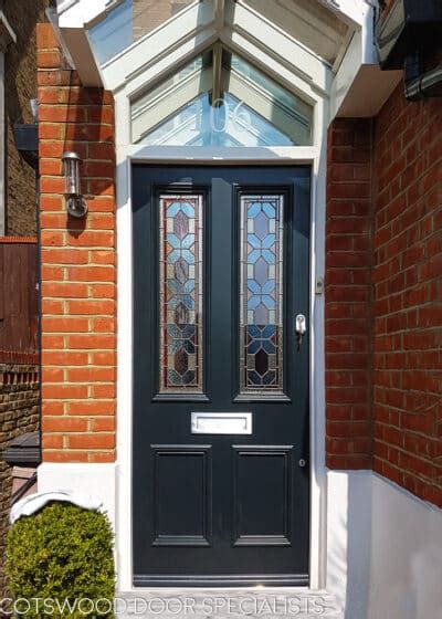 Delux Blue Victorian Door Cotswood Doors London