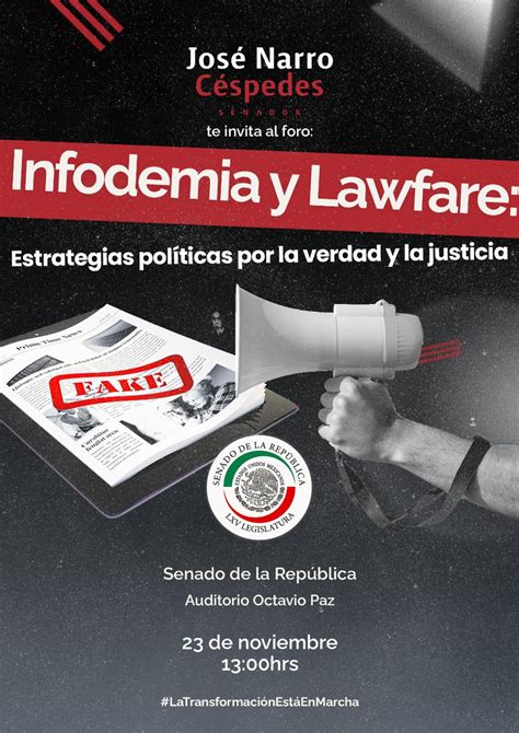 Senado De M Xico On Twitter El Senador Narrojose Invita La Pr Xima