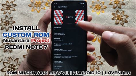 Install Custom ROM Nusantara Project ROM Gaming Nusantara ELTS V1 1