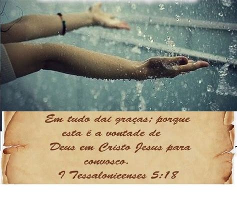 Em Tudo Dai Graças Porque Esta é A Vontade De Deus Em Cristo Jesus