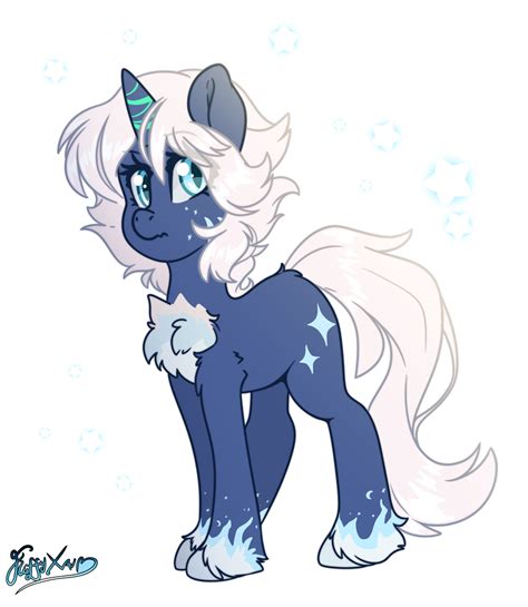 Safe Artist Fluffyxai Oc Oc Only Oc Zodia Pony Unicorn