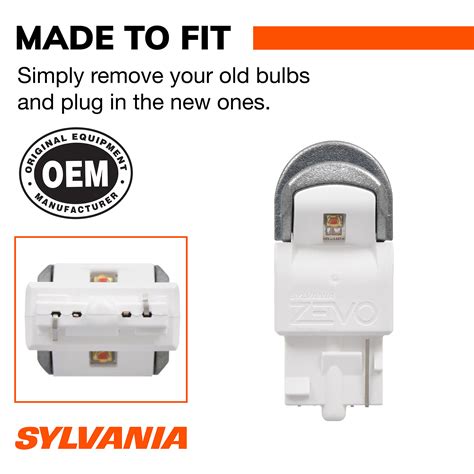 Sylvania 7440a Amber Zevo Led Mini 2 Pack