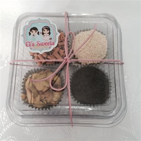 Caixa 4 Brigadeiros Cis Sweets Elo7