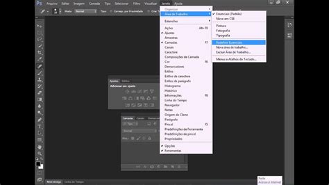 Curso De Photoshop Cs6 Aula 01 Configurando Área De Trabalho Youtube