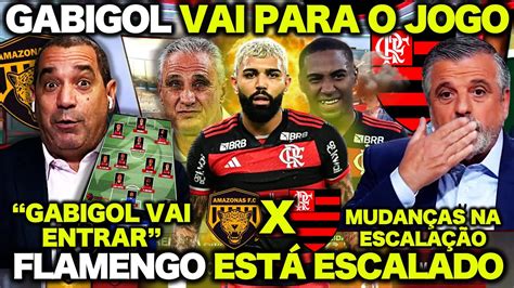 Flamengo Est Escalado Gabigol Vai Para O Jogo Zinho E Pascoal