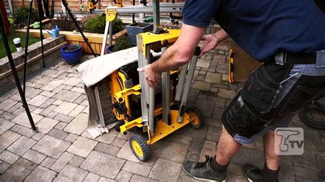 Dewalt De7400 Heavy Duty Rolling Saw Workstation A Toolstop Demo