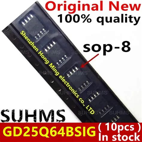 10piece 100 New 25q64bsig Gd25q64bsig Sop 8 Chipset