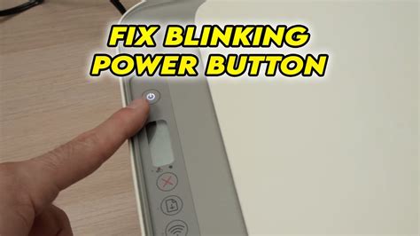 Hp Printer Not Turning On Power Button Blinking How To Fix It Youtube