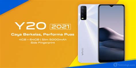 Spesifikasi Lengkap Dan Harga Vivo Y20 2021 Terbaru