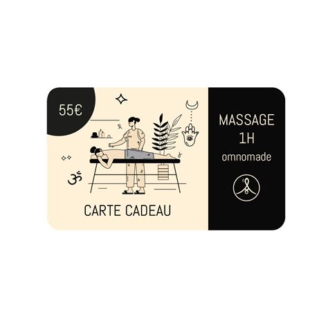 Carte Cadeau Massage H Omshoe