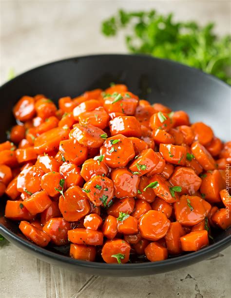 Spicy Bourbon Glazed Carrots The Chunky Chef