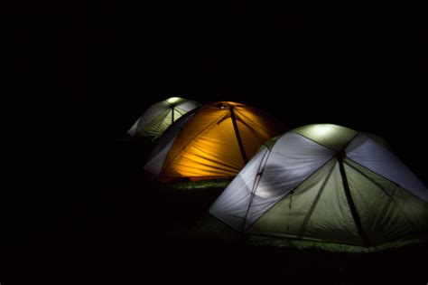 Boy Scouts Eagle Fern Campout Long Exposure Of Three Tents Flickr