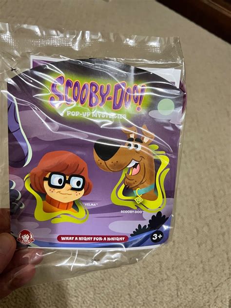 Scooby Doo Velma Wendy's Kids Meal Pop Up Mysteries What a Night for a ...