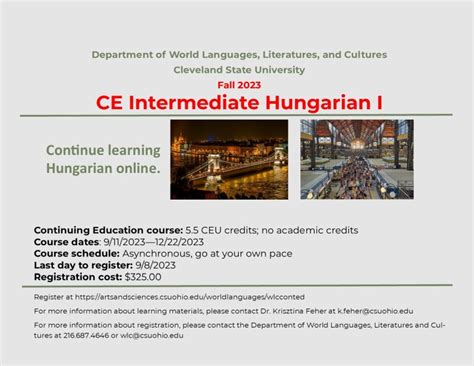 Online Magyar Nyelvtanfolyam Indul Consulate General Of Hungary Chicago