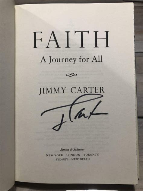 Faith - Jimmy Carter - Jan van den Berg