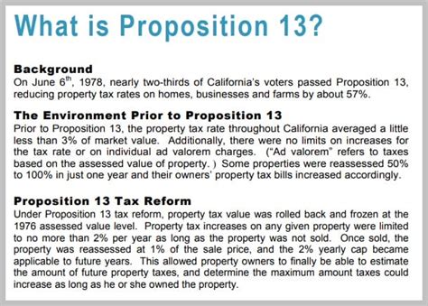 How Capital Gains and Proposition 13 affect Reverse Mortgages