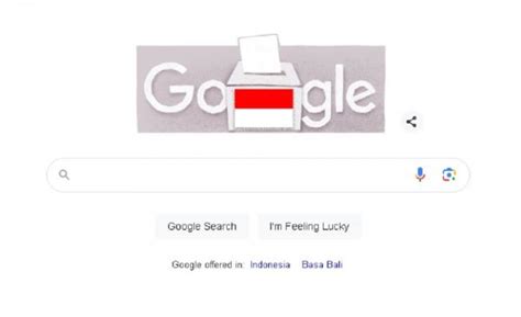 Google Doodle Hari Ini Tampilkan Tema Pemilu Indonesia