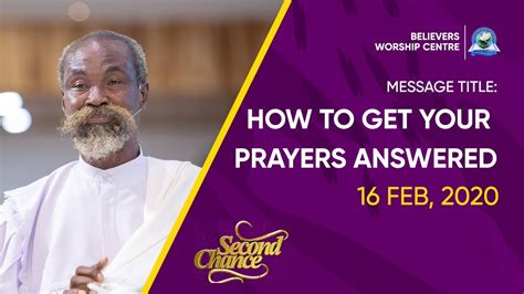 How To Get Your Prayer Answered Stephen Adom Kyei Duah Youtube