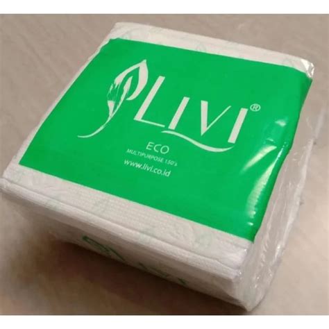 Jual Tissue Livi Eco Multipurpose Pop Up 150 Sheet 2 Ply Tisu Meja