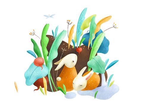 Rabbits By Daria Zariankina On Dribbble