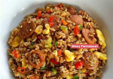 Resep Nasi Goreng Sosis Oleh Winny Permatasari Cookpad