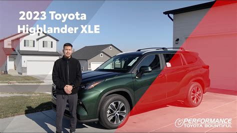 2023 Toyota Highlander Xle Performance Toyota Bountiful Youtube