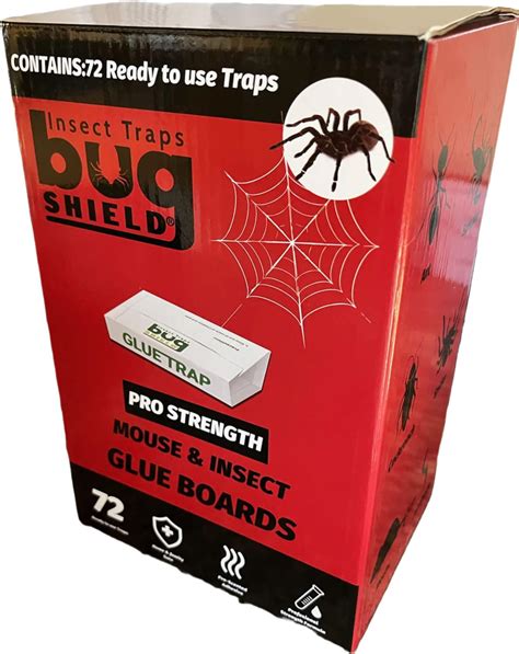 Bug Shield Sticky Glue Traps 72 Glue Boards All Types Of