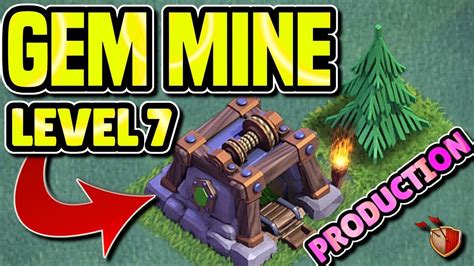 How Many Gems Does A Max Level 7 Gem Mine Produce Builders Hall 7