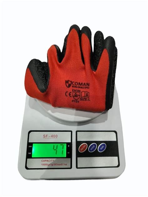 Safety Gloves Coman White Grey Nitrile Safety Gloves Importer From