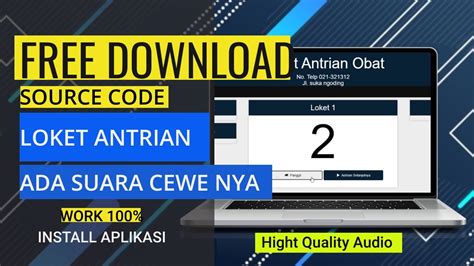 Amazing Ada Suara Cewe Nya Aplikasi Antrian Loket Web Free