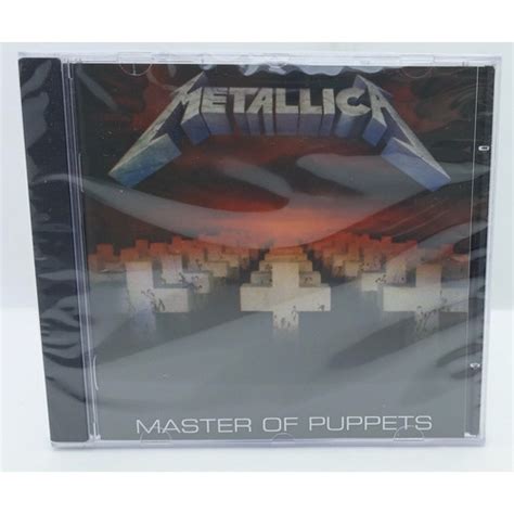 Cd Metallica Master Of Puppets Original Lacrado Escorrega O Preço