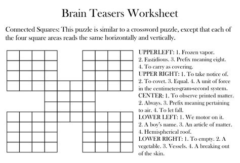 Printable Word Puzzles Brain Teasers Brain Teasers Brain Teasers For Adults Printable Brain