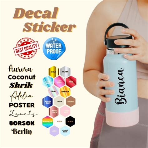 [name] Custom Decal Vinyl Stickers Waterproof Tumbler Stickers Personalized Lazada Ph