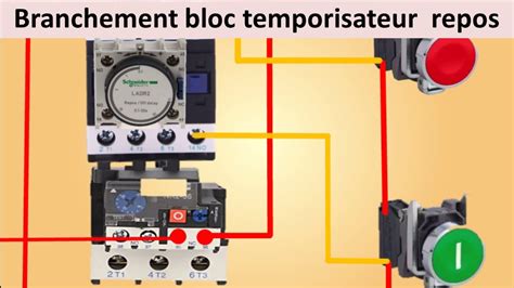 Branchement Bloc Temporisateur Repos YouTube