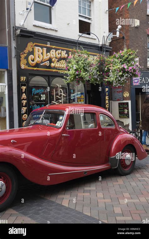 Classic Car Rally In Gloucesterengland Stock Photo Alamy