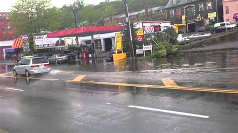 Flooding In Edgewater Nj Youtube