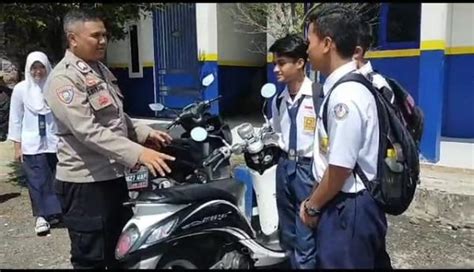 Antisipasi Terjadi Tawuran Polisi Sambangi Sekolah Di Kecamatan Cibeber