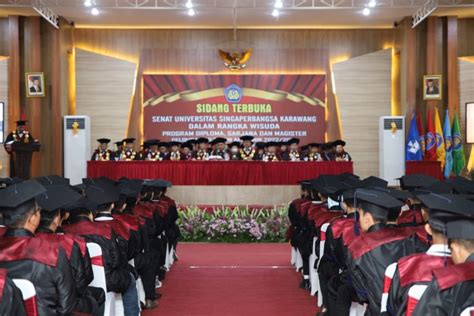 Wisuda Gelombang I Tahun Akademik Universitas Singaperbangsa