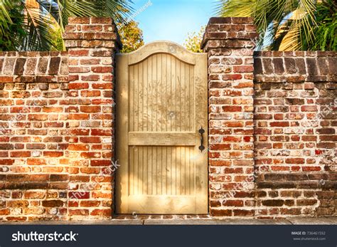 Brick Fence Gate