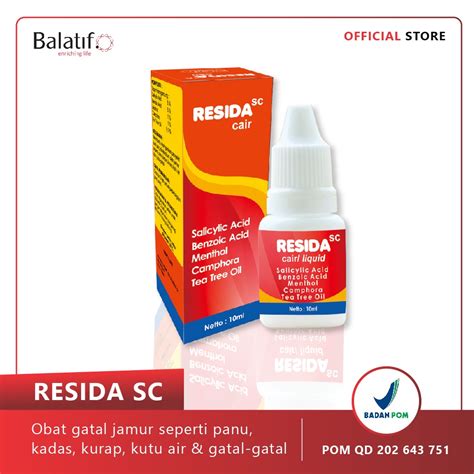 Jual Resida Obat Gatal Kulit Obat Panu Obat Kutu Air Obat Kadas