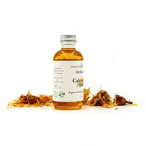 Organic Calendula Infused Oil Herbal Oil Natural Calendula Etsy