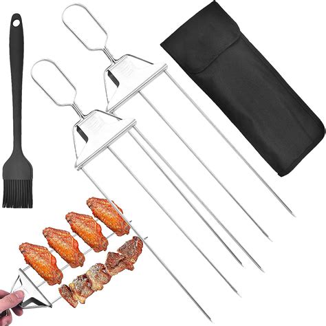 Metal Bbq Skewers Way Kabob Skewers For Grilling Kebab Skewers With