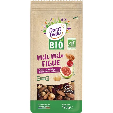 Daco Bello Daco Bello M Li M Lo Bio De Figues Amandes Cramberries Et