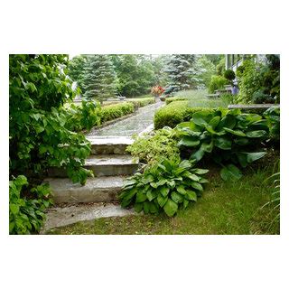 Peterborough Natural Stone Pathway And Lush Planting Victorian