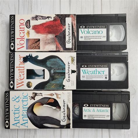 Eyewitness VHS Tapes Lot of 9 Nature Homeschool Science - Etsy