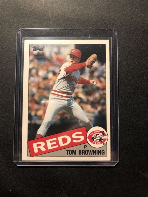 1985 Topps Traded Baseball 11t Tom Browning Rc Ebay