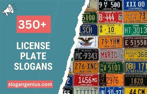 350+ Slogans for License Plate (Unpacking Their Identities)