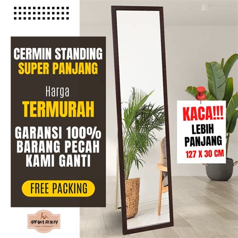 Jual Kaca Cermin Full Body Aesthetic Cermin Standing Mirror Dinding