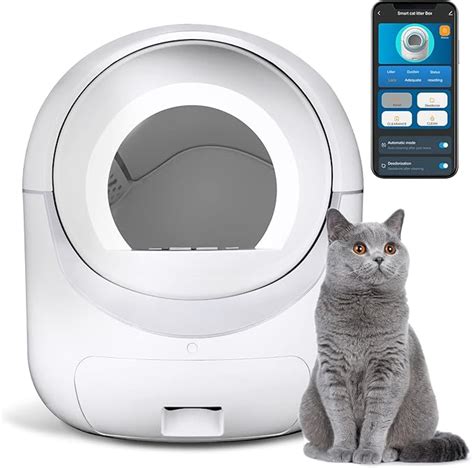 Cleanpethome Self Cleaning Cat Litter Box Automatic Cat Litter Box