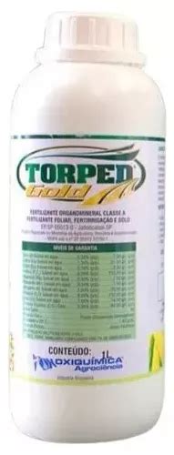 Torped Gold Fertilizante Organomineral Foliar 1 Litro Parcelamento